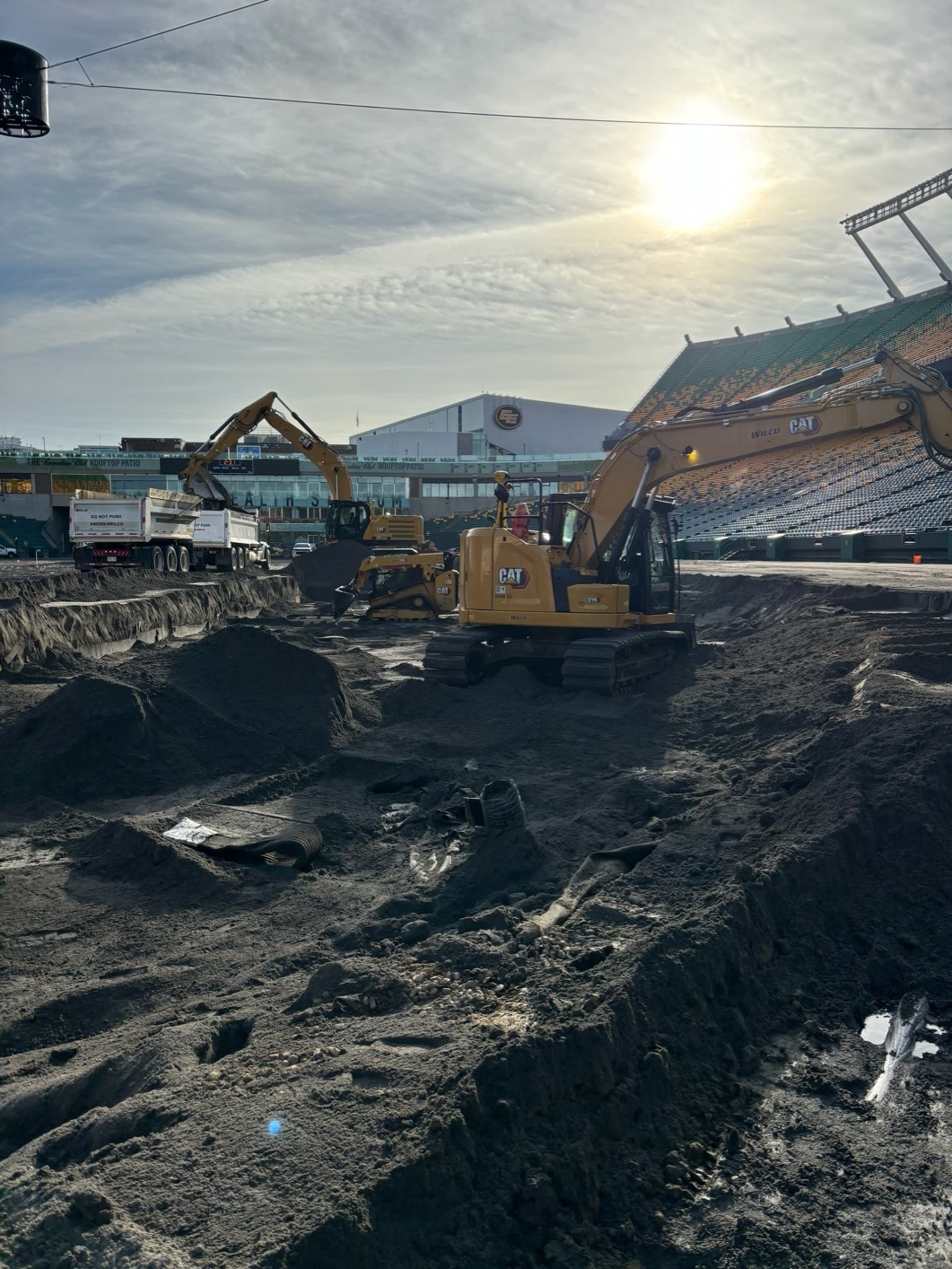Commonwealth Stadium before construction
