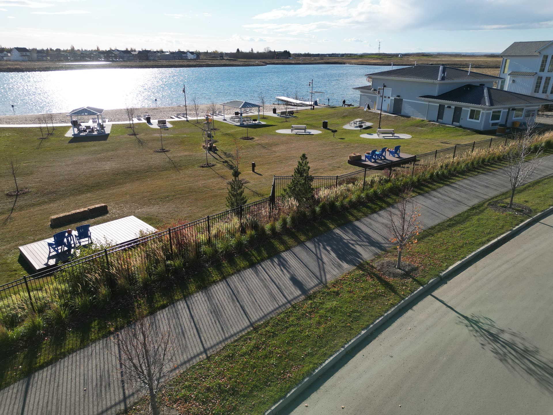 Jensen Lakes after construction